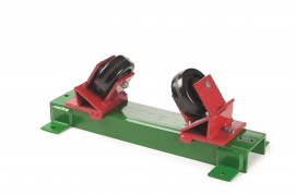Rohrbockkopf Edelstahlrollenpaar Rohrtransport